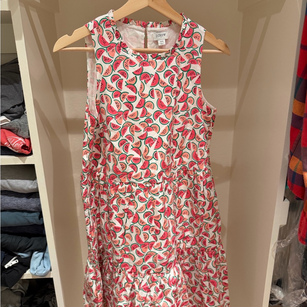 J. Crew Women Dress with Watermelon Pattern in Pink and Green